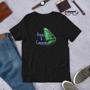 protect and conserve – chameleon t-shirt