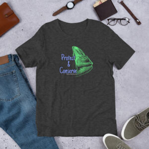 protect and conserve – chameleon t-shirt